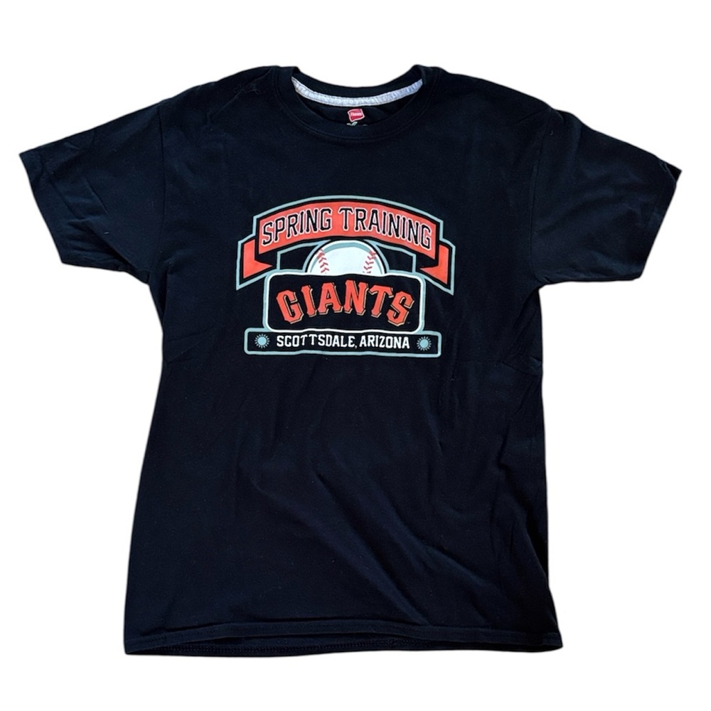 Spring Training Giants Scottsdale Baseball Tee - Black & Orange